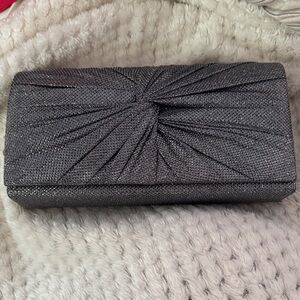 Elegant Gray Clutch Bag